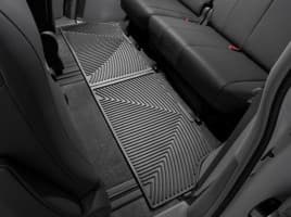 Резиновые коврики в салон WeatherTech для Toyota Sienna 2010-2021 минивен задние 7-8 мест 3 ряд черный