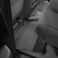 Резиновые коврики в салон WeatherTech для Toyota Tundra 2007-2012 Double Cab с бортиком задние черные