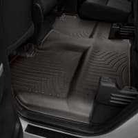Резиновые коврики в салон WeatherTech для Toyota Tundra 2014-2019 Double Cab без ящика с бортиком задние какао