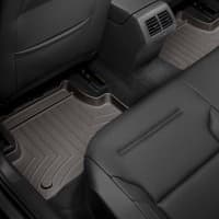 Резиновые коврики в салон WeatherTech для Audi A3 2013-2020 седан с бортиком задние какао