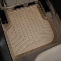 Резиновые коврики в салон WeatherTech для Volkswagen Jetta 6 2010-2018 седан с бортиком бежевые задние WeatherTech