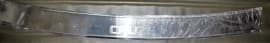 Хром накладка на задний бампер из нержавейки для Chevrolet Cruze sedan 2012-2015 ровная с надписью Omcarlin