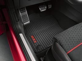 Оригинальные коврики в салон для Volkswagen Golf 7 GTI 2012-2020 кт красное лого 4шт