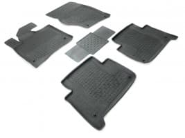 Резиновые коврики в салон  для Audi Q7 2005-2014 кт 5шт Seintex