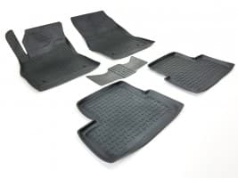 Резиновые коврики в салон  для Chevrolet Cruze 2009-2012 седан кт 5шт Seintex
