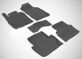 Резиновые коврики в салон  для Ford EcoSport 2014-2017 кт 5шт Seintex