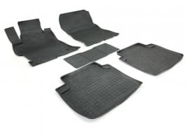Резиновые коврики в салон  для Honda Accord 9 2012-2017 седан кт 5шт Seintex
