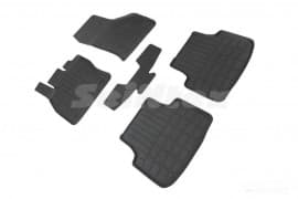 Резиновые коврики в салон  для Skoda Octavia A7 2013-2020 седан евроборт кт 5шт Seintex