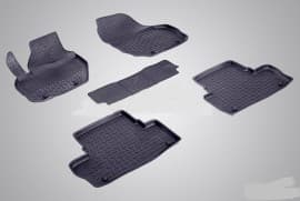 Резиновые коврики в салон  для Volvo XC60 2013-2017 кт 5шт Seintex