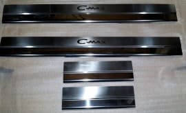 Хром накладки на пороги из нержавейки для Ford C-Max 2003-2010 Omcarlin