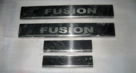 Хром накладки на пороги из нержавейки для Ford Fusion USA 2012+  Omcarlin