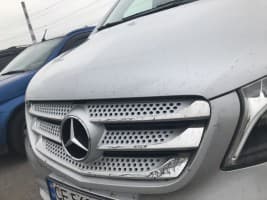 Хром накладка на решетку радиатора из нержавейки для Mercedes-Benz Vito W447 2014+ Omcarlin
