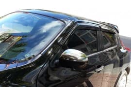 Хром накладки на зеркала из нержавейки для Nissan Juke 2010-2014