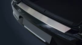 Хром накладка на задний бампер из нержавейки для Nissan Rogue 2018-2020 матовая Omcarlin