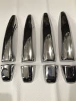 Хром накладки на ручки из нержавейки для Peugeot 301 2012+ Omcarlin