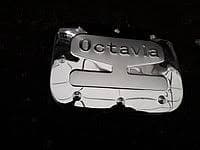 Хром накладка на лючок бензобака из нержавейки для Skoda Octavia A5 2004-2009
