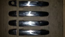 Хром накладки на ручки из нержавейки для Toyota Rav4 2006-2010 Omcarlin