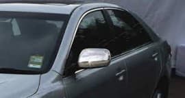 Хром накладки на зеркала из нержавейки для Toyota Camry XV40 2006-2011