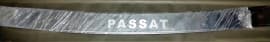Хром накладка на задний бампер из нержавейки для Volkswagen Passat B6 2005-2010 с надписью