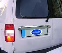 Хром накладка на планку багажника из нержавейки для Volkswagen Caddy 3 2004-2010 без надписи распашная дверь Omcarlin