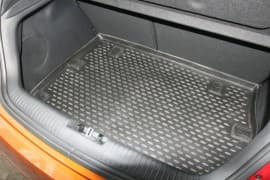 Коврик в багажник Novline для Hyundai Veloster 2011-2018 хэтчбек 3дв. NOVLINE