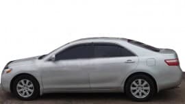 Дефлекторы окон Ветровики с хром молдингом HIC для Toyota Camry 2006-2011 4 шт
