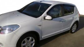 Дефлекторы окон HIC для Dacia Sandero 2007-2012 4 шт HIC old