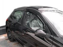 Дефлекторы окон Ветровики HIC для Peugeot 206 1998-2012 4 шт