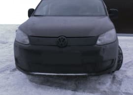DDU Зимняя накладка на решетку верхняя матовая для Volkswagen Caddy 2010-2015