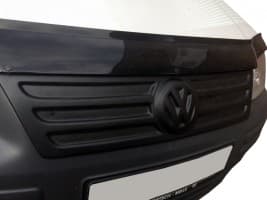 Зимняя накладка на решетку верхняя матовая для Volkswagen Caddy 2004-2010 
