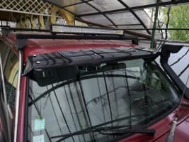 Козырек на лобовое стекло DDU для Nissan Patrol Y61 1997-2011