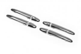 Хром накладки на ручки Omsa Line из нержавейки для Mercedes Sprinter 2006-2013 Хром ручек Мерседес Спринтер 4шт Omsa