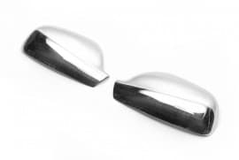 Хром накладки на зеркала Omsa Line из ABS-пластика для Peugeot 307 2001-2008 Хром зеркал Пежо 307 2шт