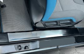 Хром накладки на внутренние пороги НатаНика PREMIUM для BMW I3 2013+