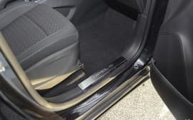 Хром накладки на внутренние пороги НатаНика PREMIUM для Opel Mokka 2012+ NataNiko