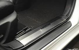 Хром накладки на внутренние пороги НатаНика PREMIUM для Mazda 6 III 4D 2012-2018 NataNiko