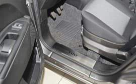Хром накладки на внутренние пороги НатаНика PREMIUM для Fiat Doblo CARGO MAXI 2010+
