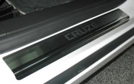 Хром накладки на пороги НатаНика PREMIUM для Chevrolet Cruze Sedan 2008-2012