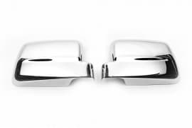 Хром накладки на зеркала Carmos из ABS-пластика V2 для Ford Connect 2010-2013 Хром зеркал Форд Коннект 2шт
