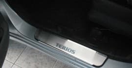 Хром накладки на пороги НатаНика PREMIUM для Daihatsu Terios 2 2009-2017