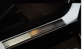 Хром накладки на пороги НатаНика PREMIUM для Ford Kuga II 2012-2019 NataNiko