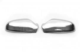 Хром накладки на зеркала Carmos из нержавейки для Opel Astra H 2004-2013 Хром зеркал Опель Астра Н 2шт Carmos