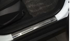 Хром накладки на пороги НатаНика PREMIUM для Ford Focus 3 Sedan 2011-2014