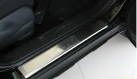Хром накладки на пороги НатаНика PREMIUM для Honda CR-V III 2007-2012