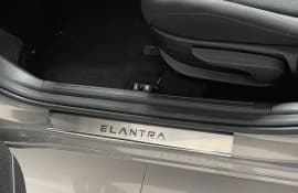 Хром накладки на пороги НатаНика PREMIUM для Hyundai Elantra VII (CN7) 2021+