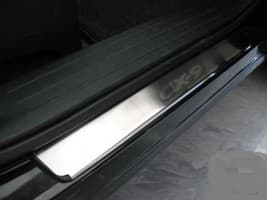 Хром накладки на пороги НатаНика PREMIUM для Mazda CX-9 2006-2012