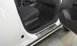Хром накладки на пороги НатаНика PREMIUM для Opel Corsa E 5D 2014-2020