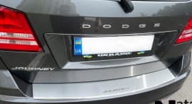 Хром накладка на бампер с загибом НатаНика PREMIUM для Dodge Journey 2021+