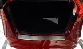 Хром накладка на бампер с загибом НатаНика PREMIUM для MG 350 FL 2012+