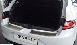 Хром накладка на бампер с загибом НатаНика PREMIUM для Renault Megane 4 5D 2015-2022 NataNiko